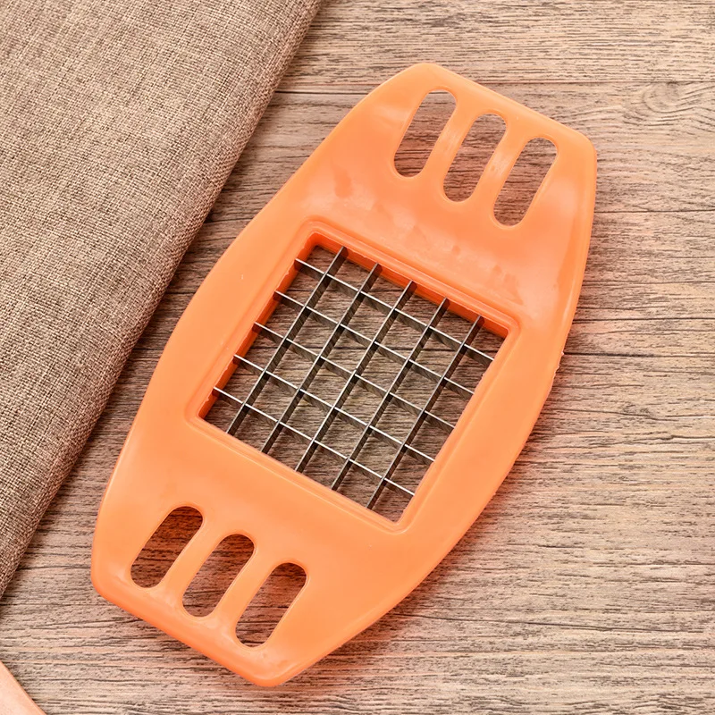 

Creative Potato knife French Fry cutter graters slicers shredder plastic+stainless steel knives with cover Vegetable Tools DT