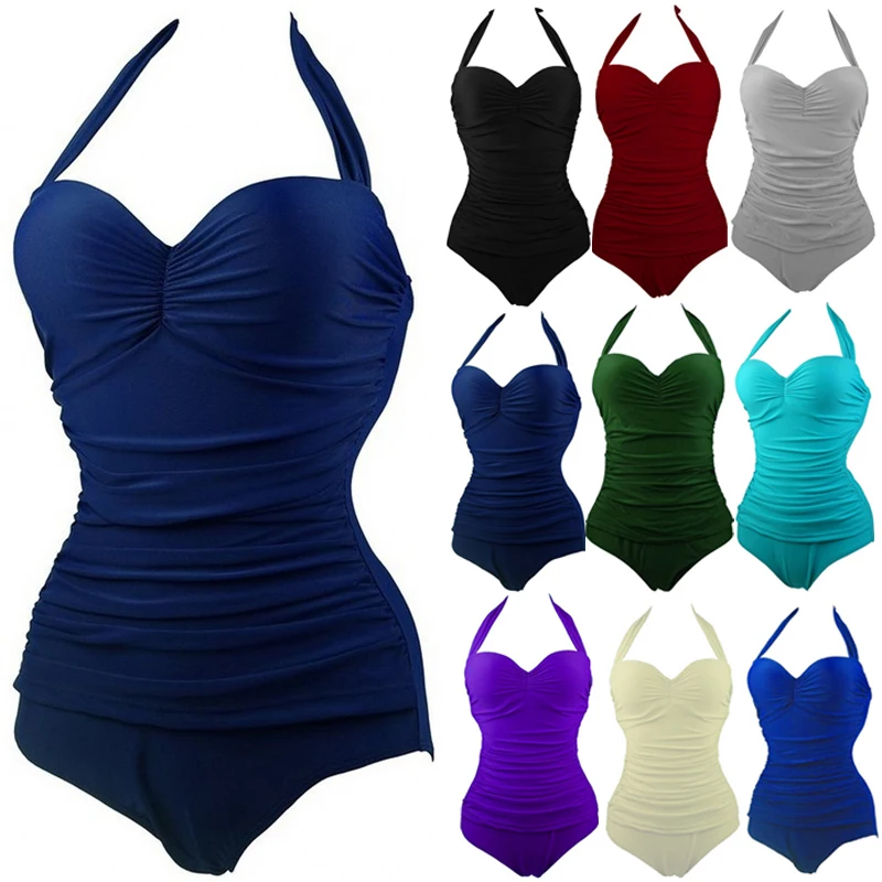 

New Women Lady sexy Swim Jumpsuits Solid Color Push Up Fashion Breathable casual broadcloth Jumpsuits