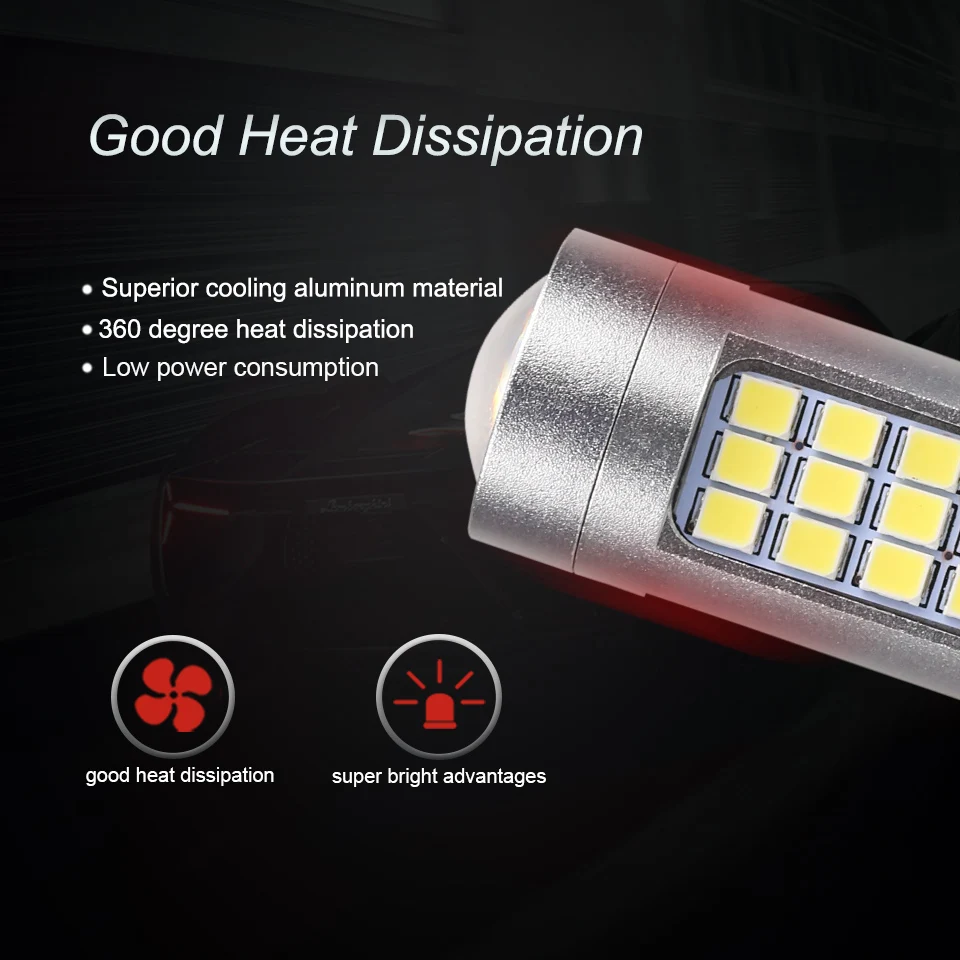 2 шт. светодиодные лампы T20 W21W W21/5 Вт WY21W 7440 7443 | Автомобили и мотоциклы