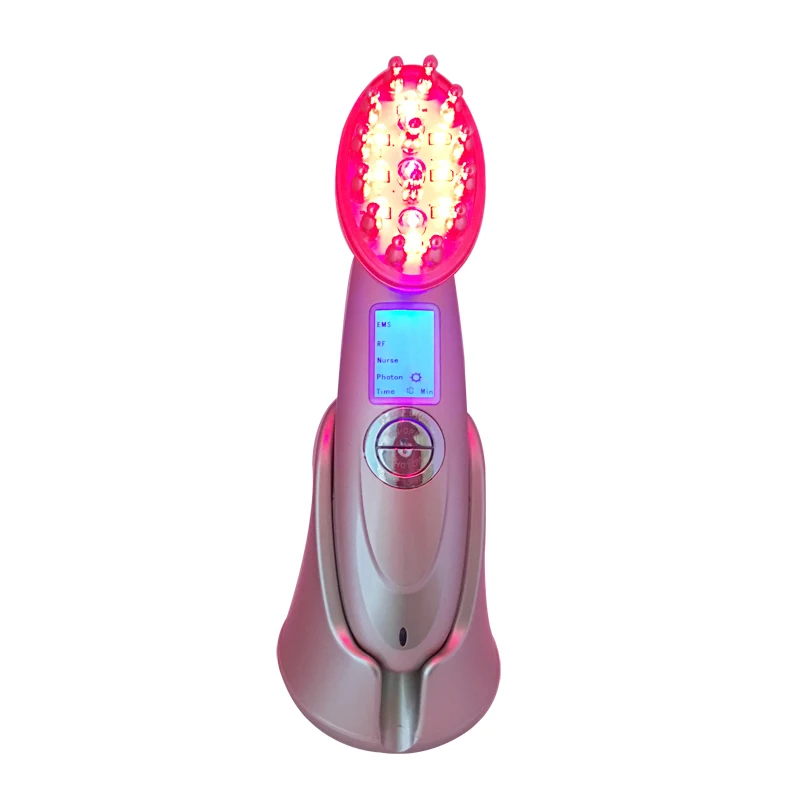 USB зарядка электрическое лечение интенсивная расческа вибрирующий массаж головы