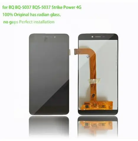 100% новый ЖК дисплей 5 &quotдля BQ 5037 BQS Strike Power 4G сенсорный экран дигитайзер панель в