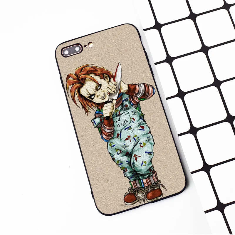 M186 Charles Lee Ray Chucky Черный силиконовый чехол для Apple iPhone 11 Pro XR XS Max X 8 7 6 6S Plus 5 5S 5G SE |