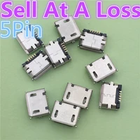 10pcs g18 micro usb type b female 5pin smt socket jack connector port pcb board charging high quality sell at a loss usa belarus