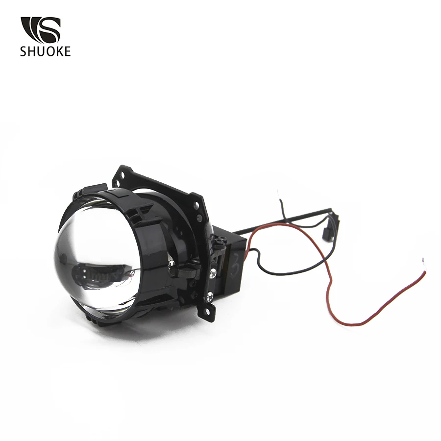 SHUOKE мини Bi LED объектив проектора фары 12V 3A 36W 6000K 5500LM 50000h жизнь 2 шт проектор
