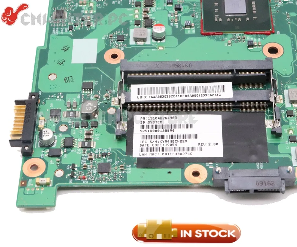 Материнская плата NOKOTION V000138660 для ноутбука Toshiba Satellite L305 L300 DDR2|laptop motherboard|toshiba