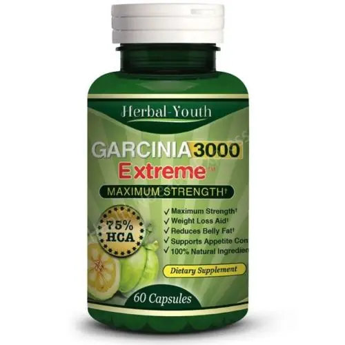 3 x BOTTLES 180 CAPS 3000mg Daily GARCINIA CAMBOGIA HCA 75% Weight Loss Diet |