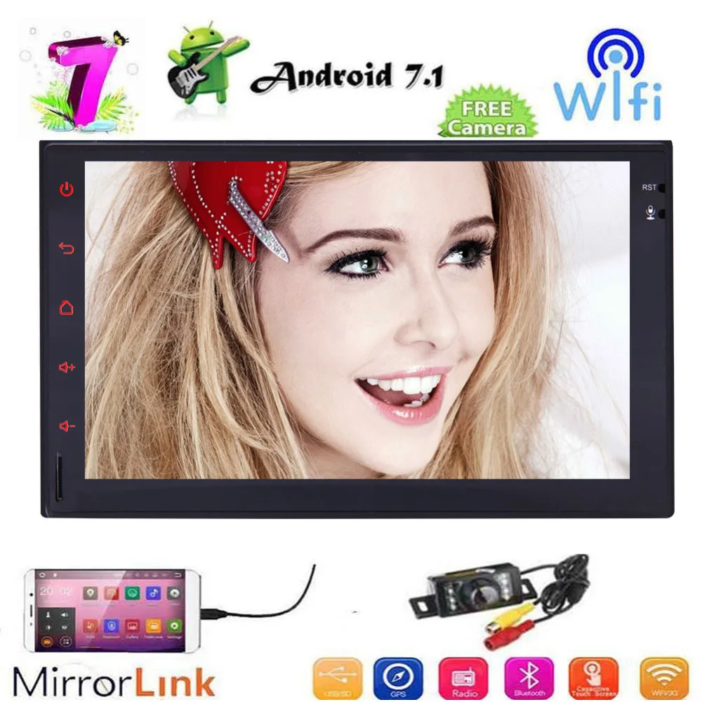 Eincar Android 7 1 автомобильное стерео радио Bluetooth GPS навигация FM AM RDS WiFi MirrorLink USB SD