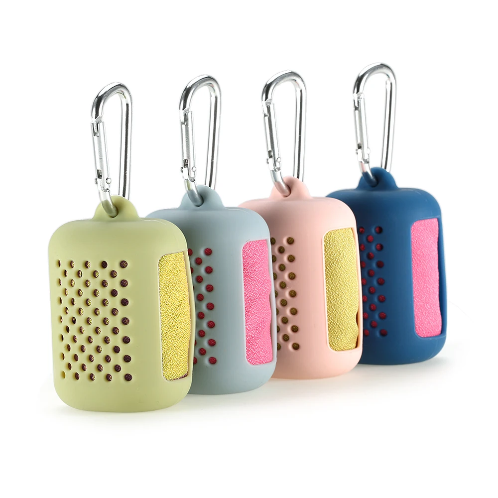 Быстросохнущее полотенце для кемпинга походов путешествий сжатое мини с