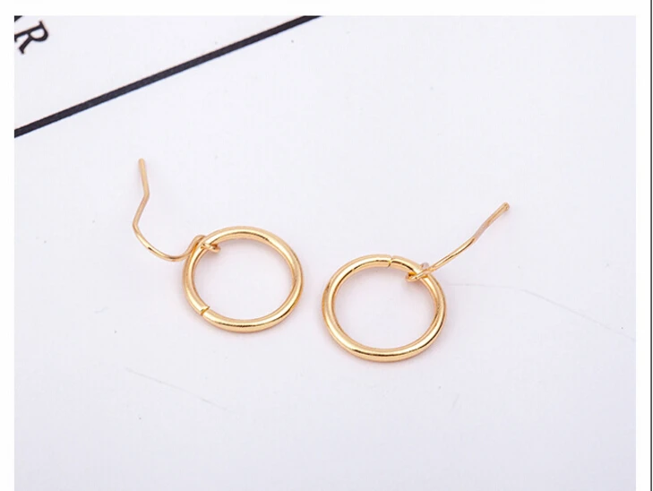 Ej0195 2017 Модные Простые темпераментные Серьги Европа и Америка полые круглые супер