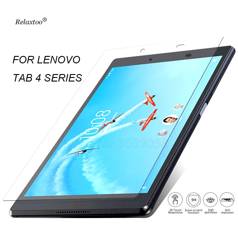 9 H премиум-класса Экран протектор Закаленное Стекло для lenovo Tab 4, 8 plusTB-8504 10 плюс TB-X304 TB-X704 A10-70 a7600 защитная пленка