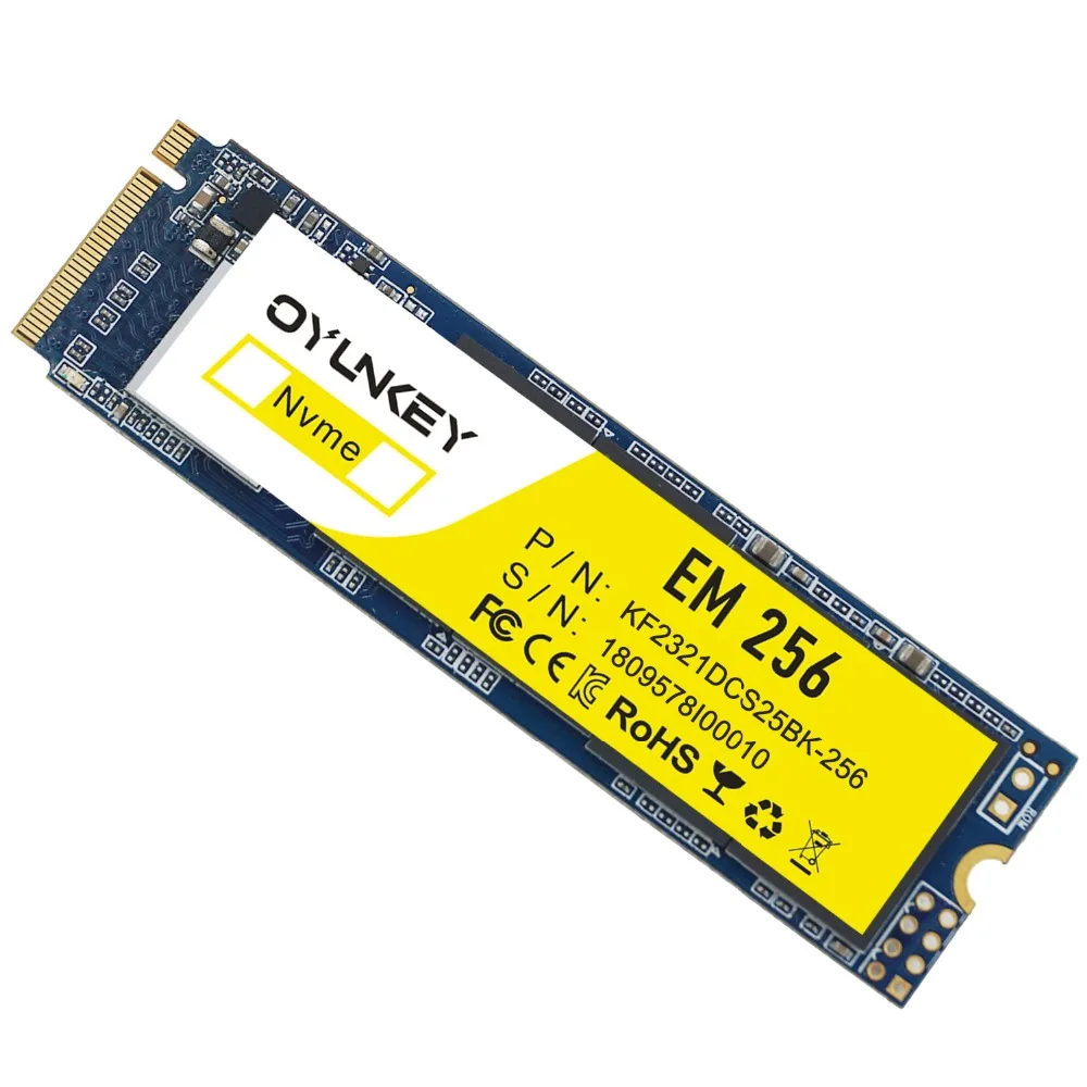 M.2 SSD OYUNKEY 256 ГБ 512 NVME твердотельный накопитель PCIE 2280 жесткий диск 3D NAND PCI Express