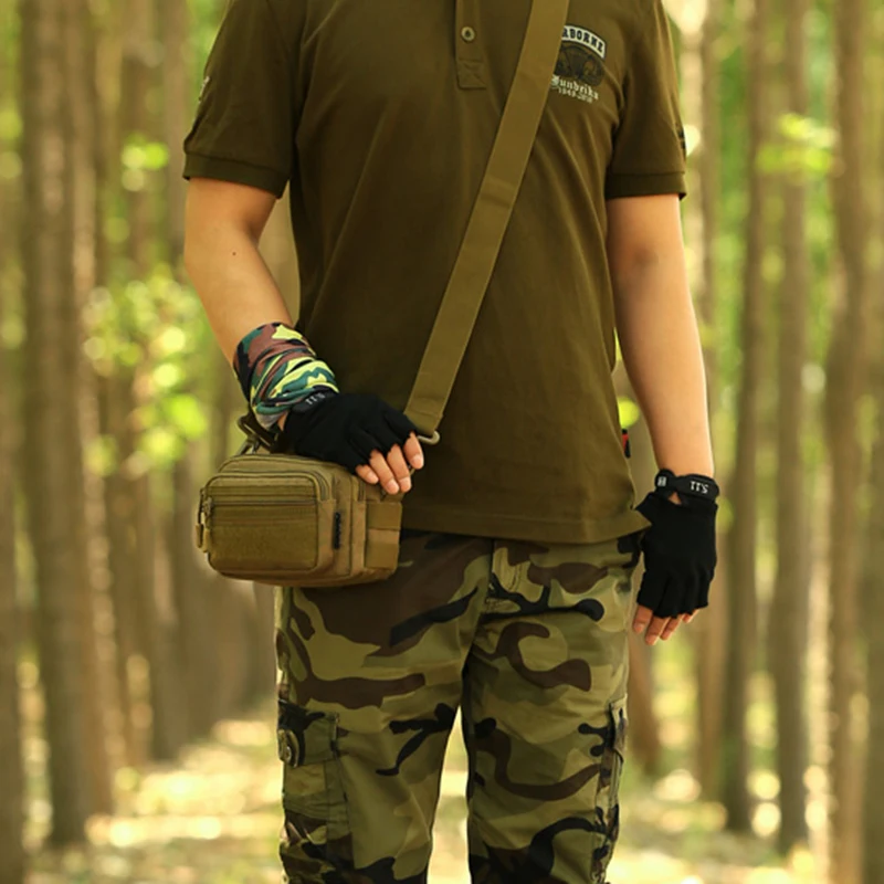 Высокое качество Военная поясная сумка клатч Molle Мужская 1000D нейлоновая штурмовая сумка-мессенджер через плечо маленькая сумка на плечо
