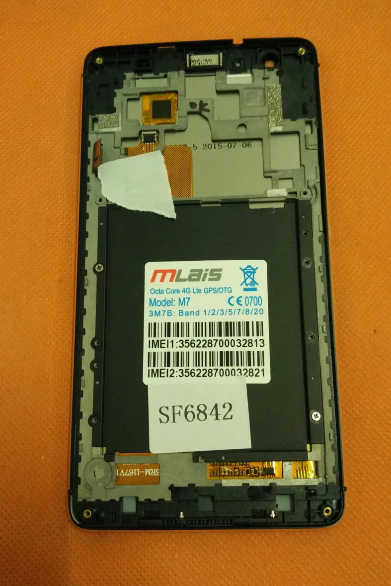 Использовать Оригинальный Сенсорный экран + ЖК дисплей Рамка для Mlais M7 MTK6752 Окта