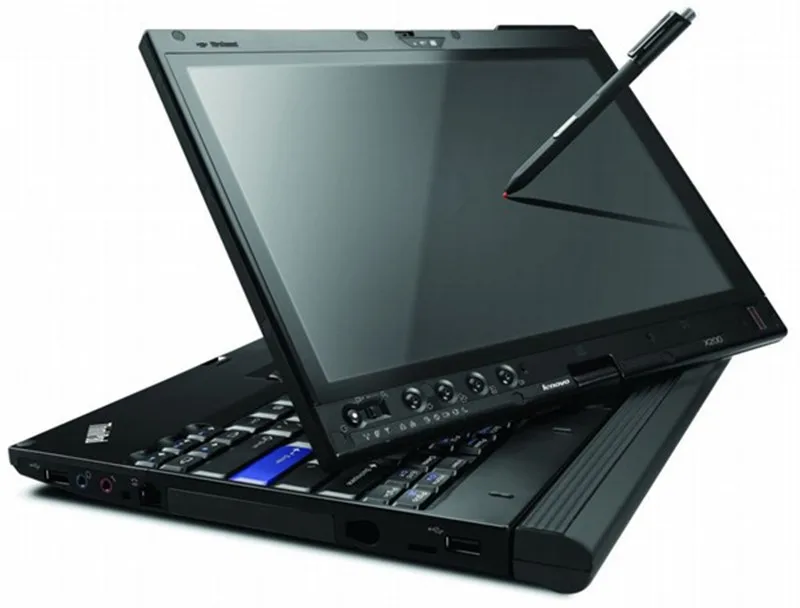 Автомобильный диагностический компьютер Thinkpad x200t ПК сенсорный экран Ram 4g б/у