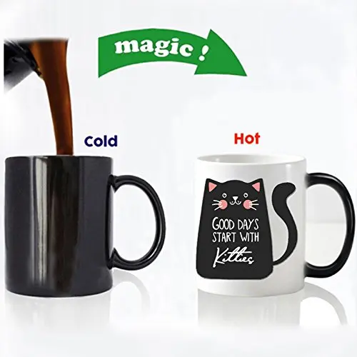 Креативные цветные кружки для кошек 300 мл милый подарок на день рождения чашка