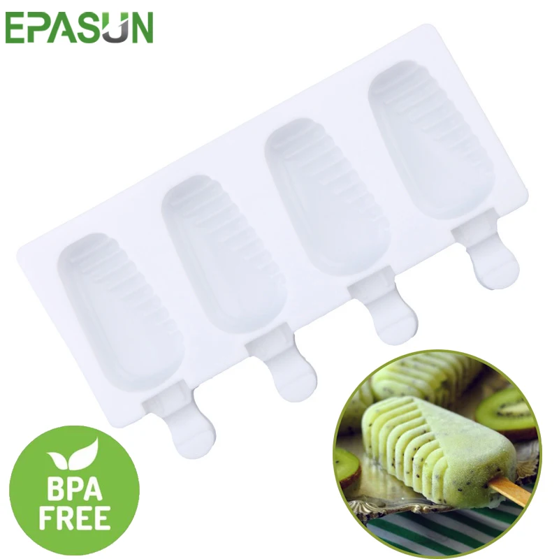 

Mini Silicone Freezer Ice Cream Mold DIY Frozen Popsicle Molds Pop Reusable Lolly Moulds