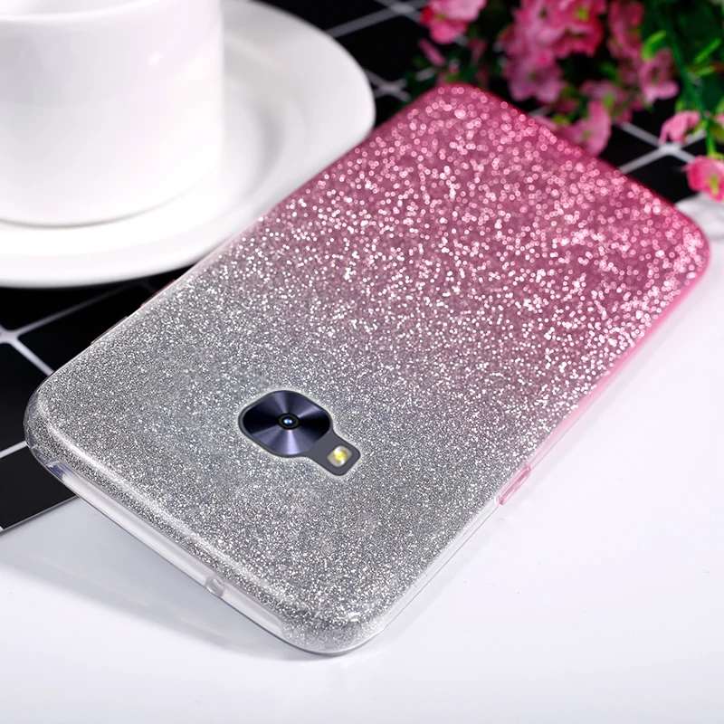 Чехол Zenfone 4 Selfie ZD553KL ZD552KL ультратонкий Блестящий силиконовый чехол из ТПУ для Asus