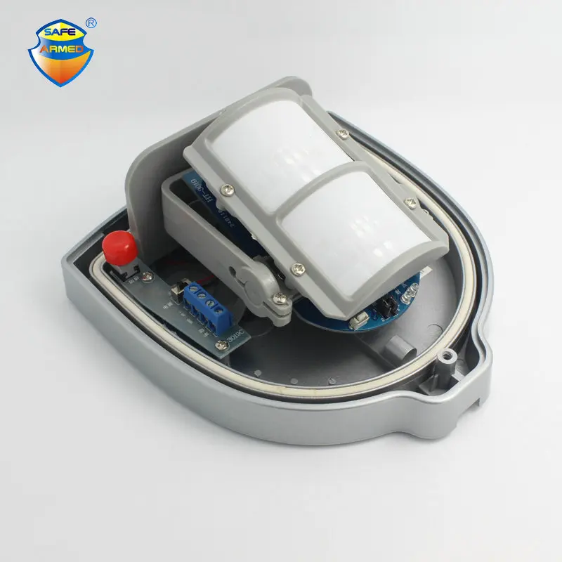 (1 шт.) проводной уличный двойной пассивный инфракрасный датчик с