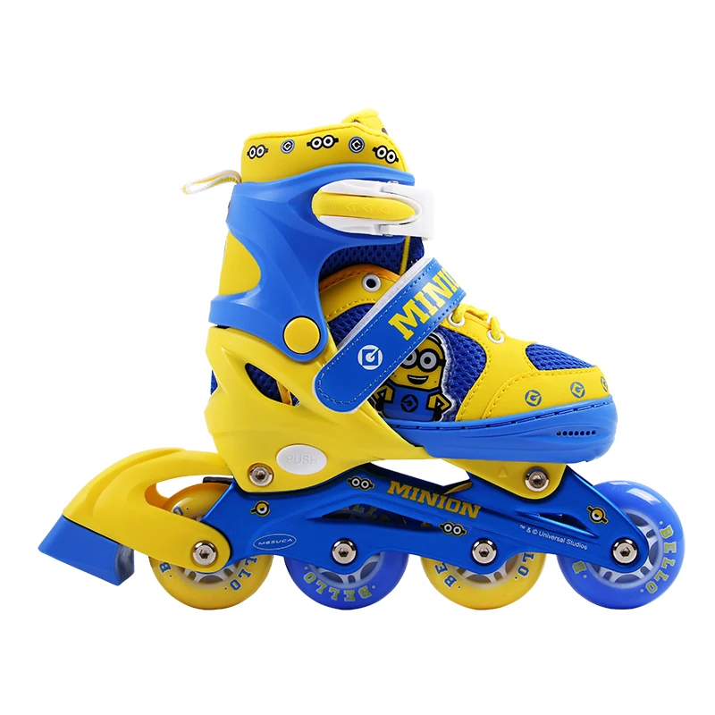 Helmet protection kids skate roller skating shoes adjustable skates knee protector washable PVC hard wheels | Игрушки и хобби