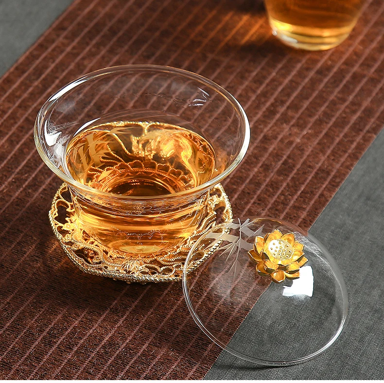 TANGPIN Термостойкое стекло gaiwan teacup кунг-фу чайный сервиз набор 150 мл