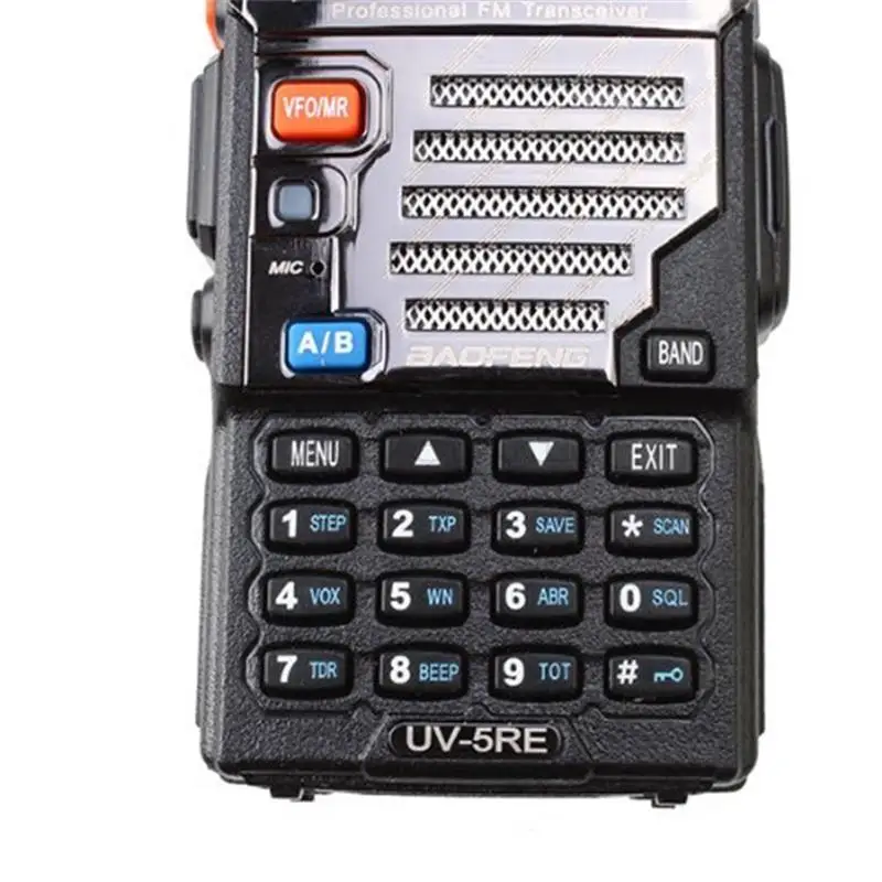 Новинка BAOFENG UV 5RE Двухдиапазонная рация двухстороннее радио 5 Вт 128CH UHF VHF fm 136 174MHz &