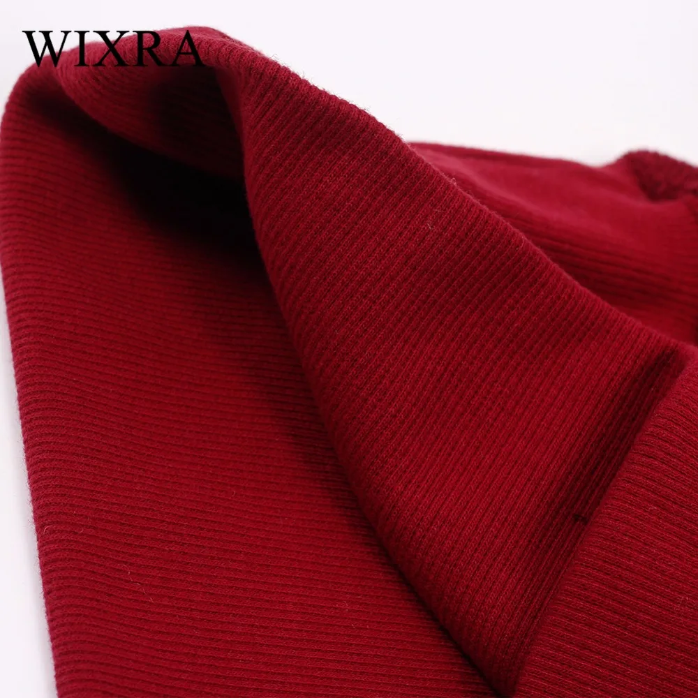 Wixra базовая толстовка весна-осень 2018 новинка с капюшоном длинный рукав свободные