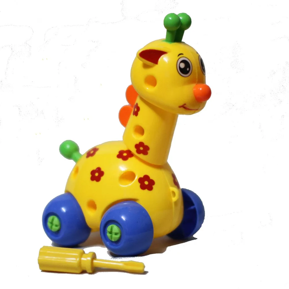 Новые Развивающие Обучающие разборки оленей строительные блоки детские сборные