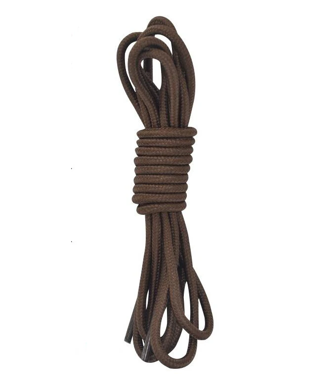 brown 120 см/140 см/160 см спортивные круглые шнурки для ботинок сплошные шнурки для холщовые кеды; - Цвет: brown