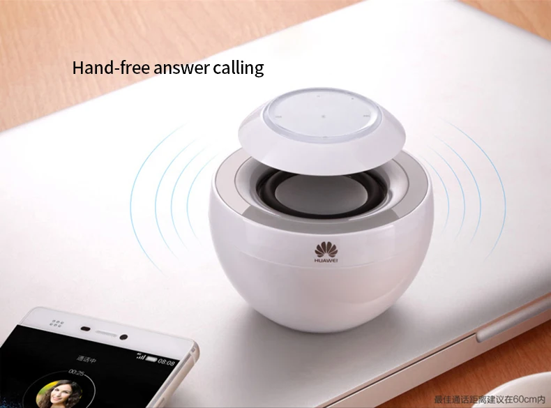 huawei портативный Bluetooth динамик беспроводной громкоговоритель звук стерео музыка 360 объемные колонки водонепроницаемый AM08 Лебедь