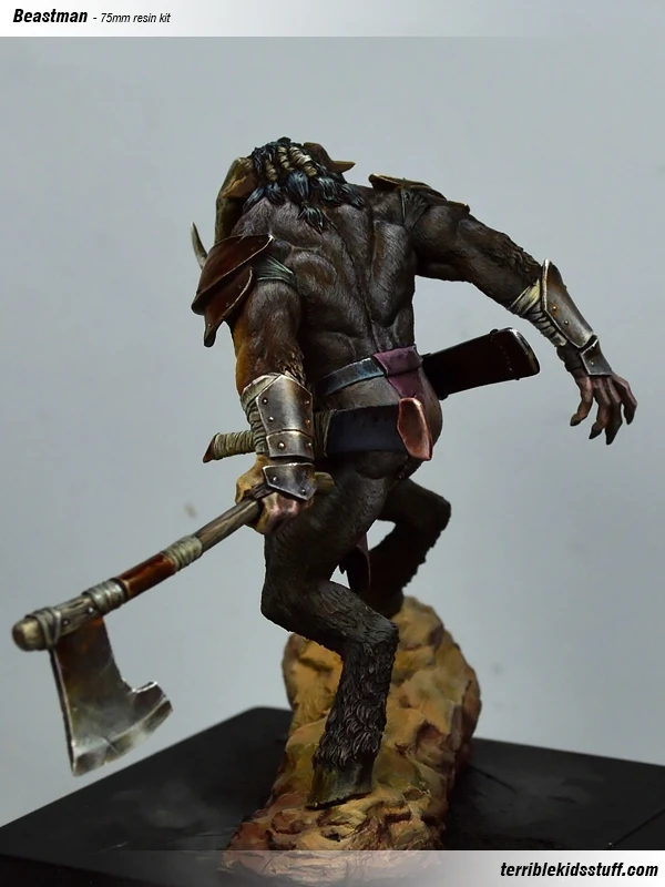 [Loong Way миниатюры] ужасные детские вещи Beastman 75 мм Полимерная миниатюра|miniature|miniature