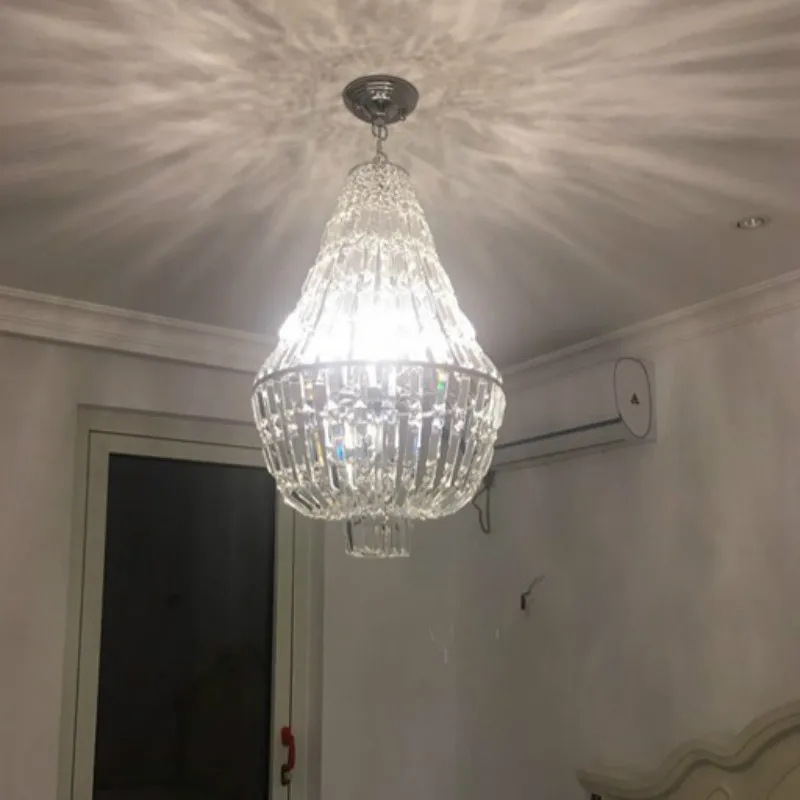 Современная хрустальная люстра светодиодный подвесной светильник для виллы