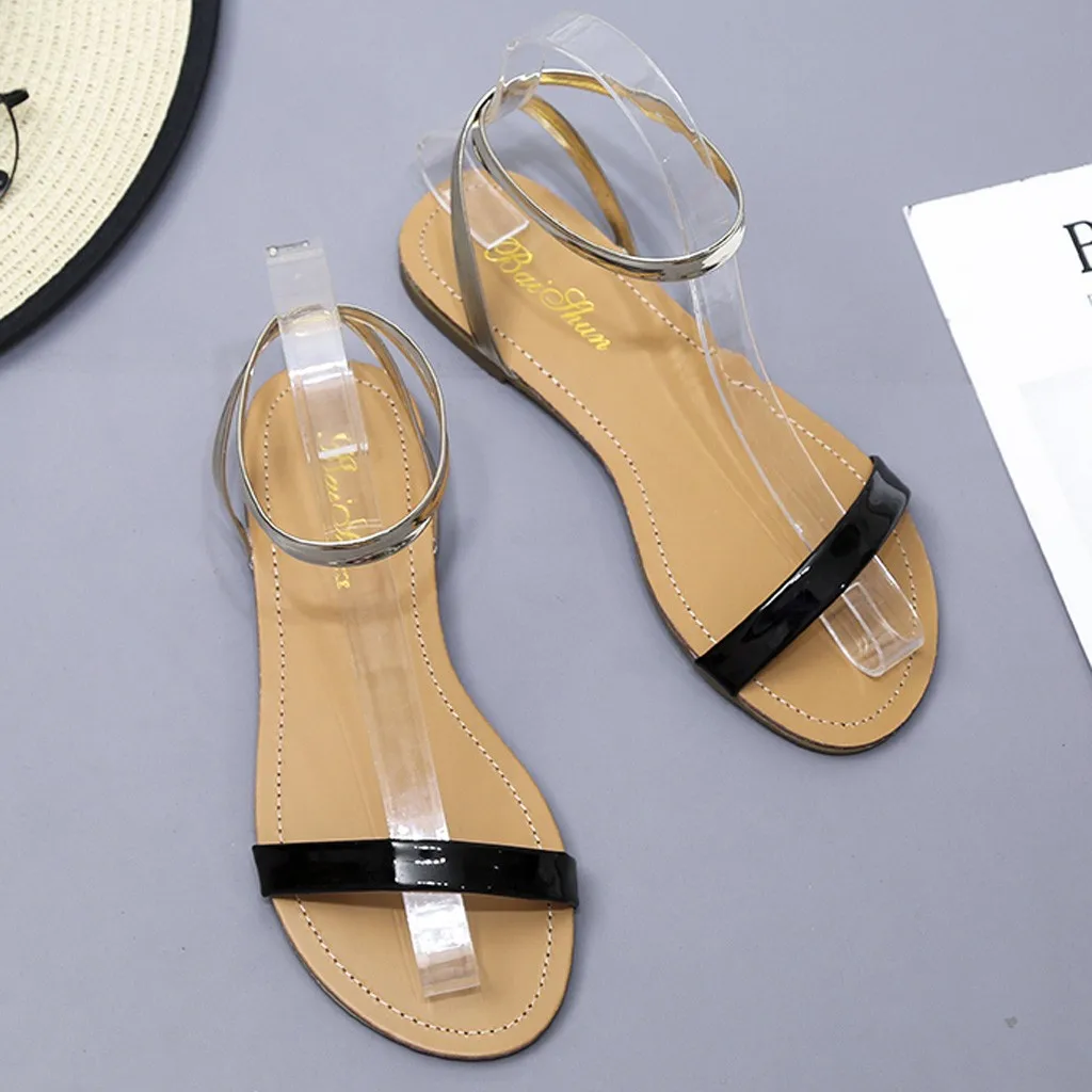 SAGACE/Женские Летние Босоножки с открытым носком Студенческая обувь в римском