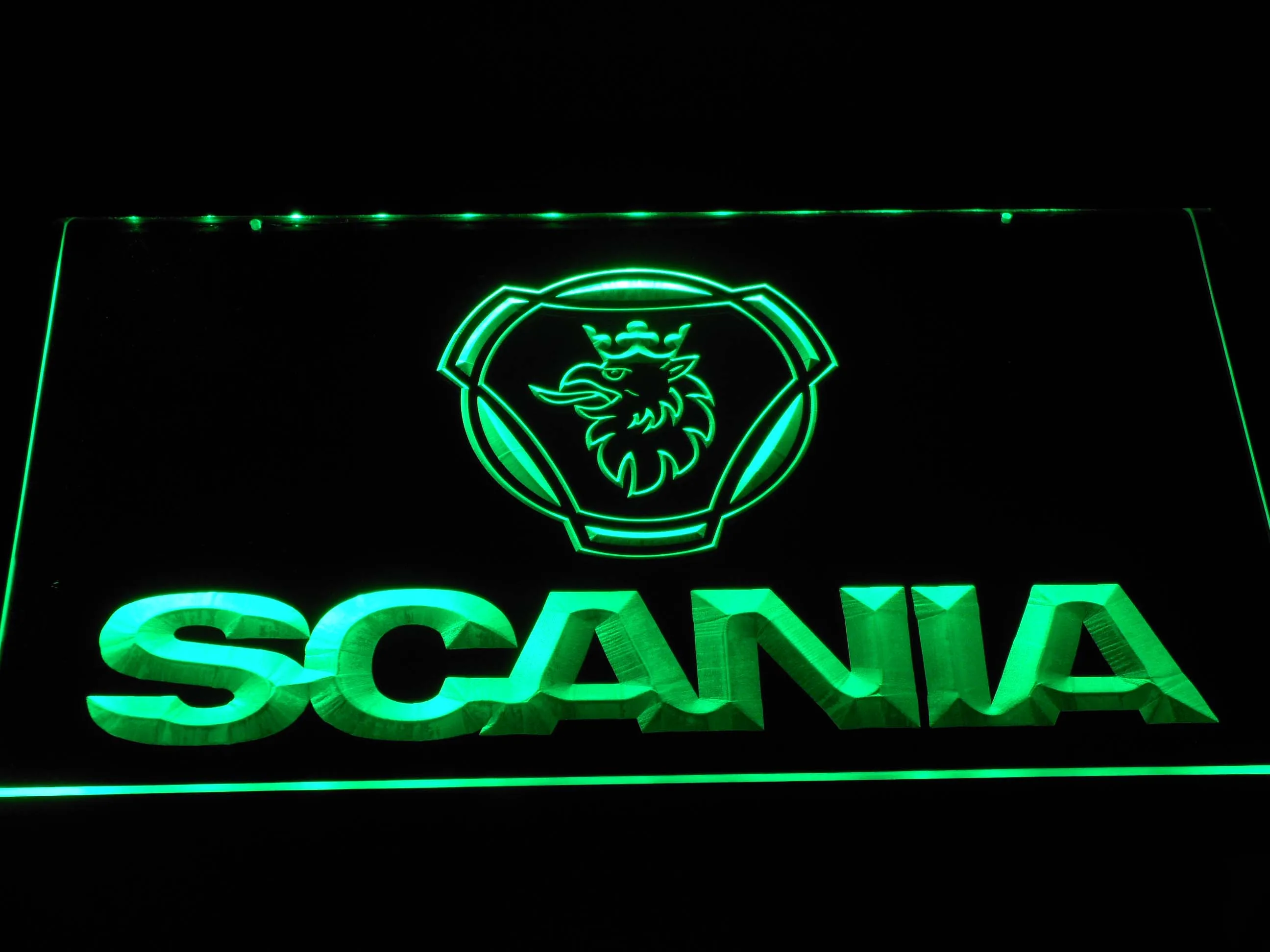 D393 автомобиль scania грузовик светодиодный неоновый светильник вывески с переключателем вкл/выкл 7 цветов на выбор