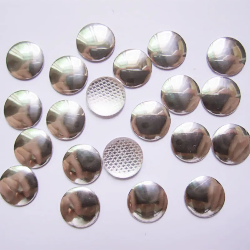 Панк шпильки круглая AA Nailhead цветная заклепка горячей фиксации белые/черные шипы