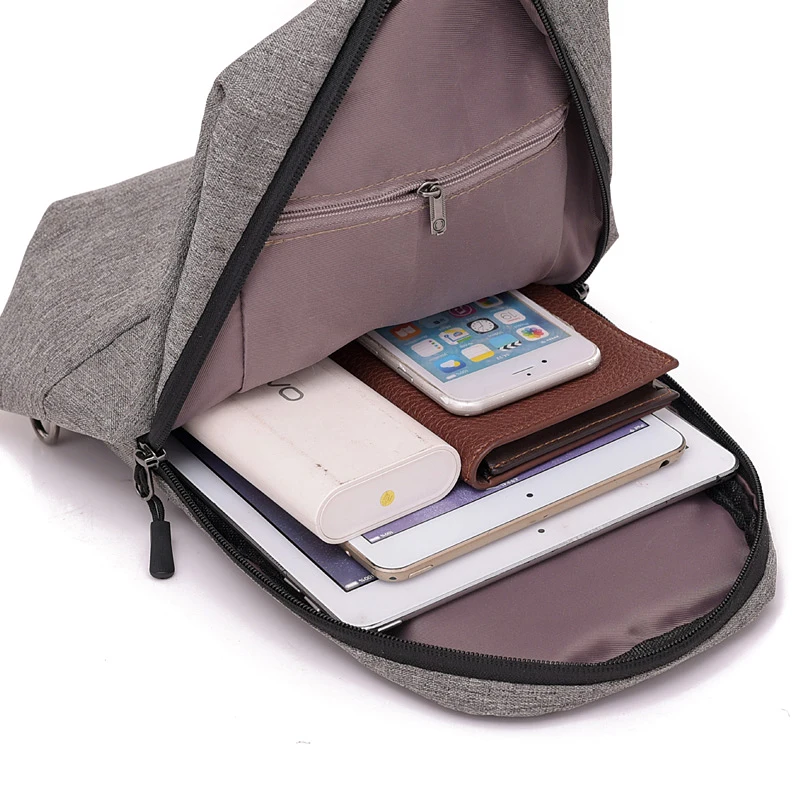 Бесплатная доставка 2019 новая модная мужская нагрудная сумка Высококачественная