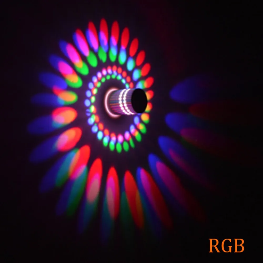 Настенный светильник светодиодный RGB 3 Вт 85 265 в 110 В/220 В для KTV караоке бар Декор