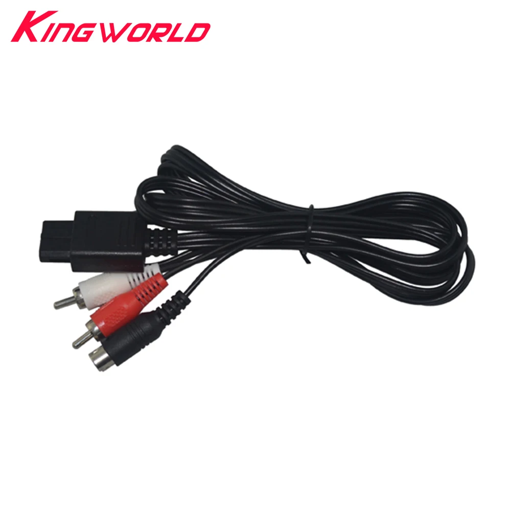 

High quality S-Video Cable RCA AV Cord for N64 for SNES for GameCube GC