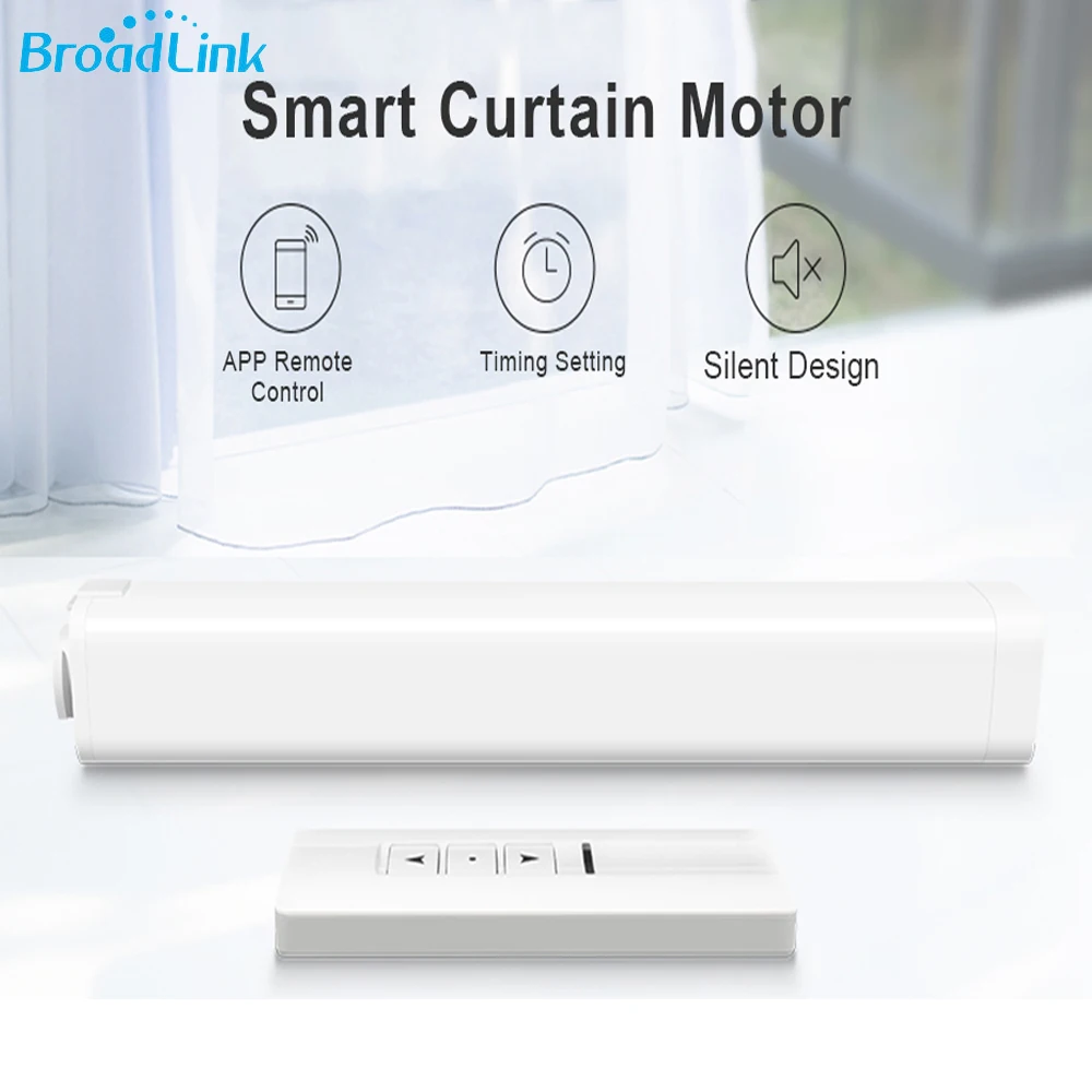 Broadlink Smart занавеска С Электроприводом, интеллигентая(ый) Беспроводной Wi-Fi RF двигатель дистанционного управления совместим с RM Pro и смартфона