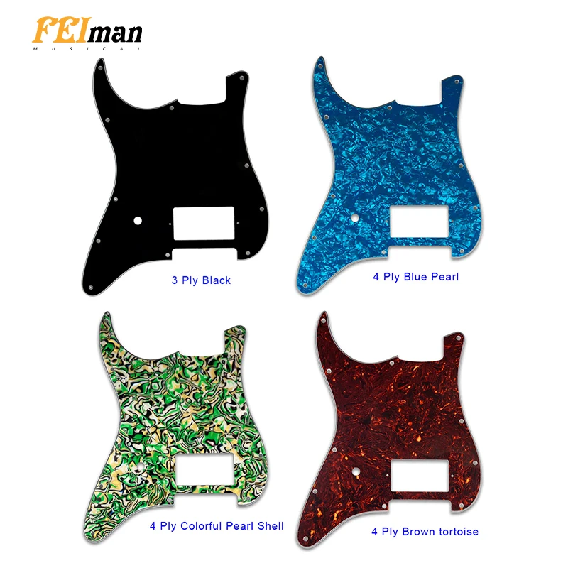 Pleroo гитара 11 отверстий pickguards для fender левша Том Delonge Stratocaster с один мост суп