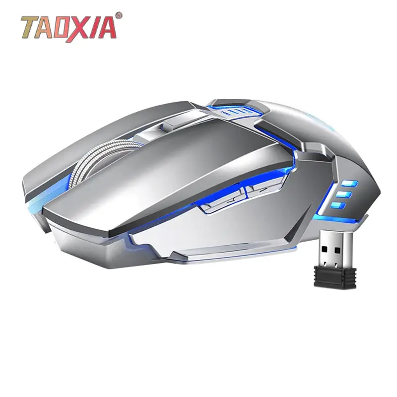 

Rechargeable Wireless Mouse Mechanical Laptop Desktop Esports Game Office Universal Portable High Precision Silent Li-ion Mouse