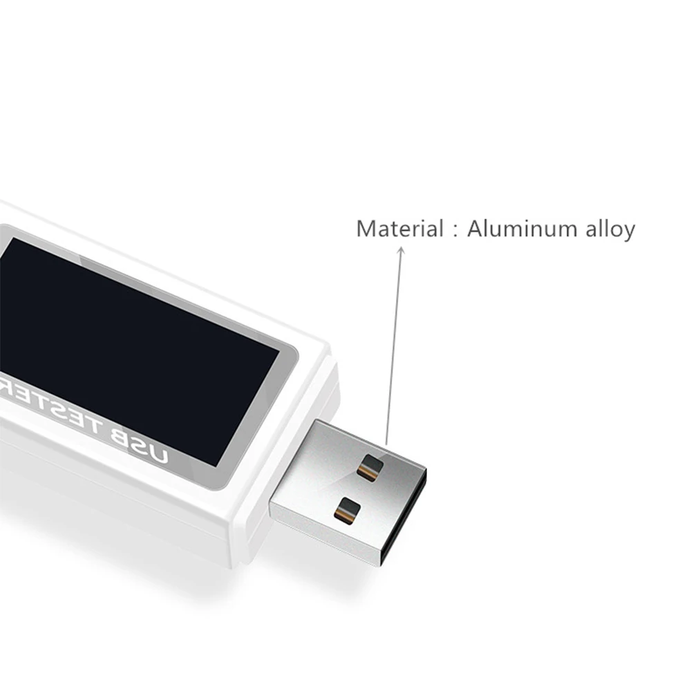 Usb тестер постоянного тока 4 30 в 9 1 измеритель напряжения таймер Амперметр