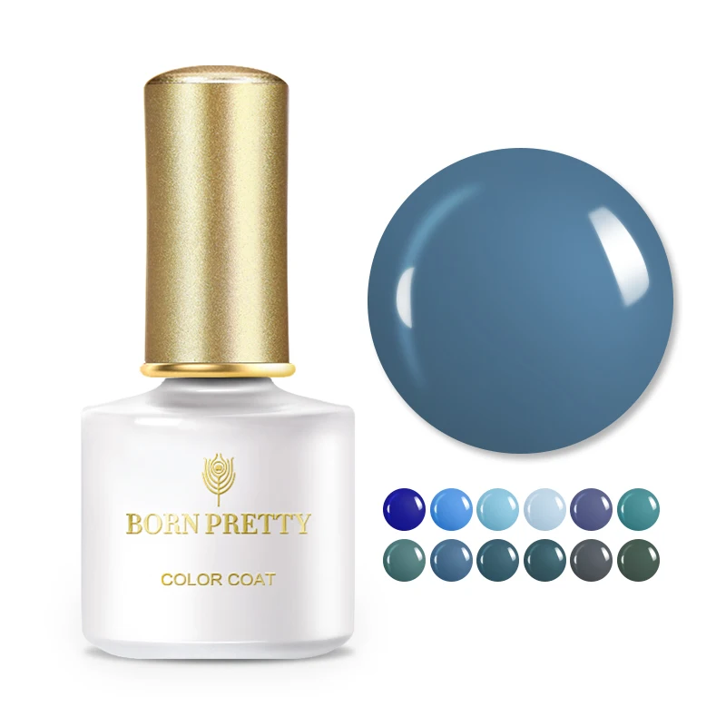 BORN PRETTY Gray blue Series Gel Polish 6ml Nail Color Soak Off UV LED varnish DIY Art Supplies|Гель для ногтей| |
