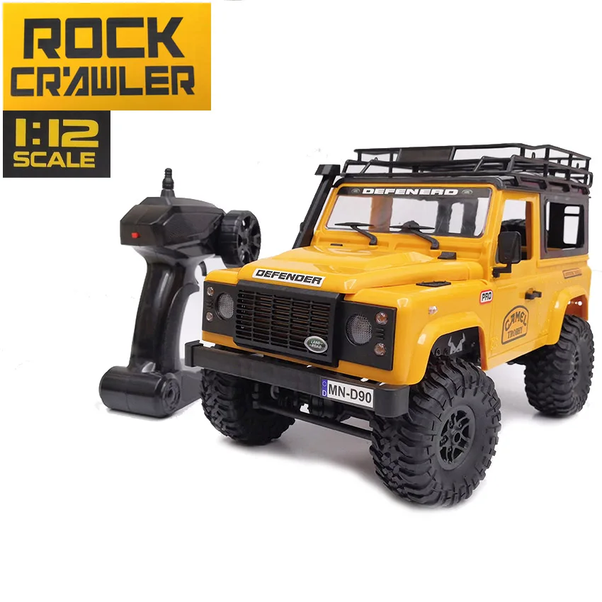 Большой размер 1:12 RC Рок Гусеничный Автомобиль 2 4G 4WD пульт дистанционного