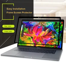 XSKN for Old Macbook Pro 15 A1398 Screen Protector Anti Scratch Clear PET HD Glue Free Laptop Screen Frame Skin Protective Film