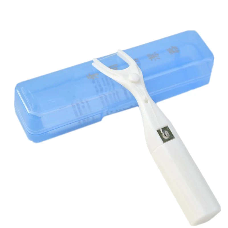 

50m Ultra Thin Flat Wire Reusable Dental Floss Holder Hard Plastic box Interdental Cleaner With 50m Flosses For Oral Hygien