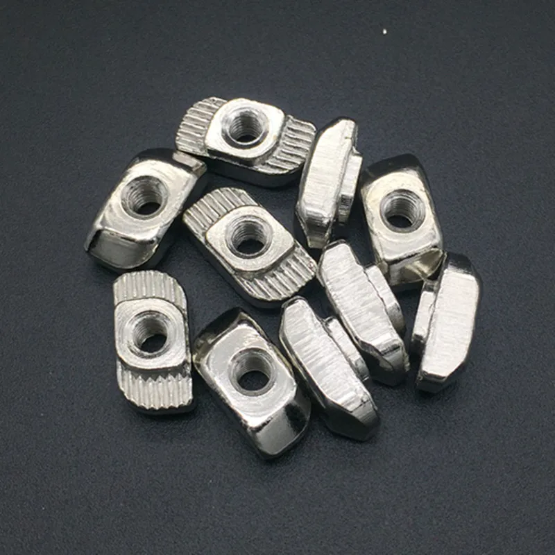 100 шт. M3/M4/M5 для серий 2020 3030 Т-образная скользящая T-образная гайка | Обустройство