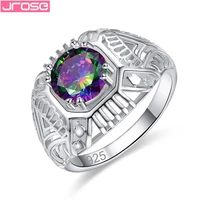jrose luxury brand silver 925 jewelry wedding engagement rings for women acessories cubic zirconia bijoux big promotion