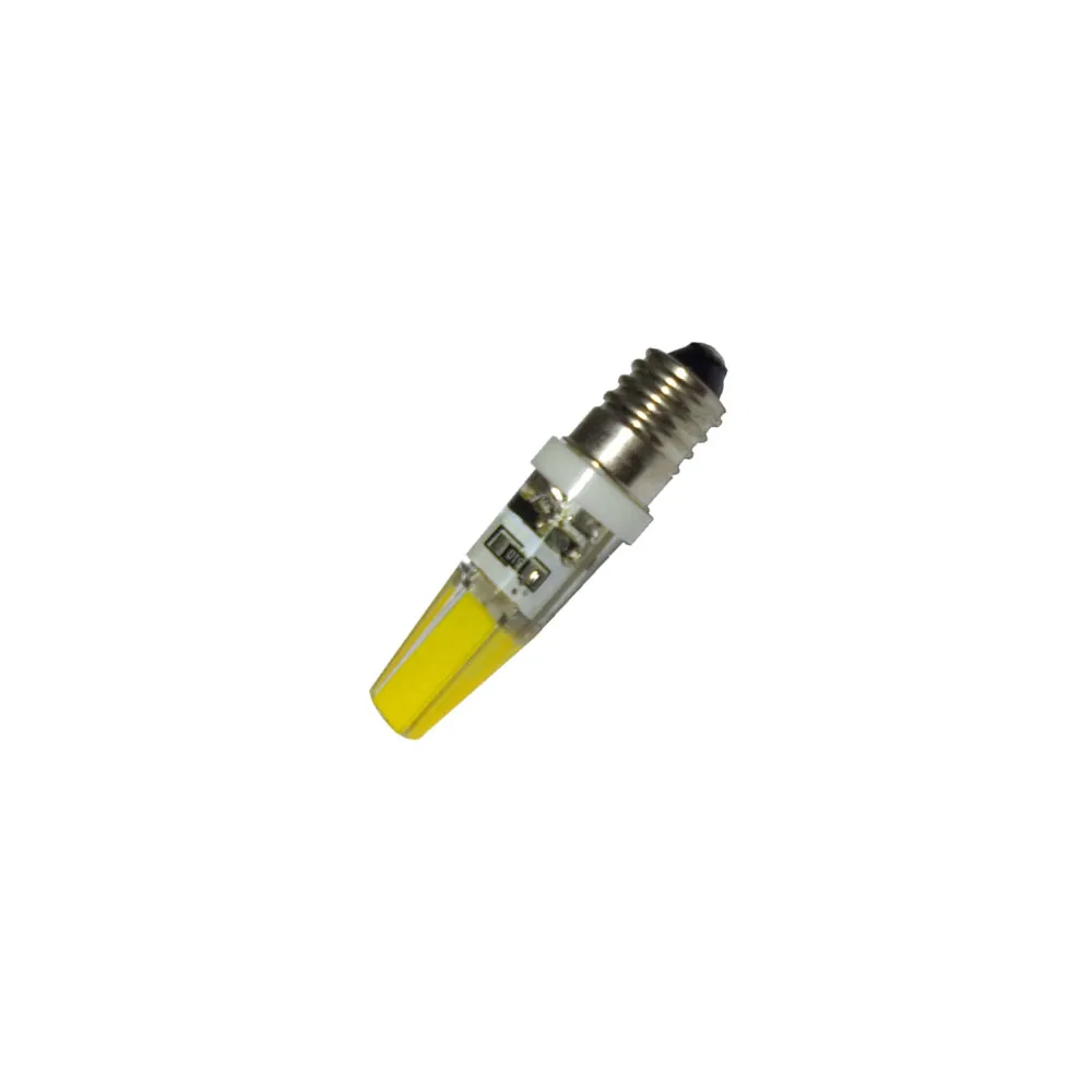 4 шт. E10 COB DC12V светодиодный COB E10 AC12V хрустальный светильник E10 220 В COB светодиодный небольшой винтовой светильник E10 COB-1505 12 В настольная лампа