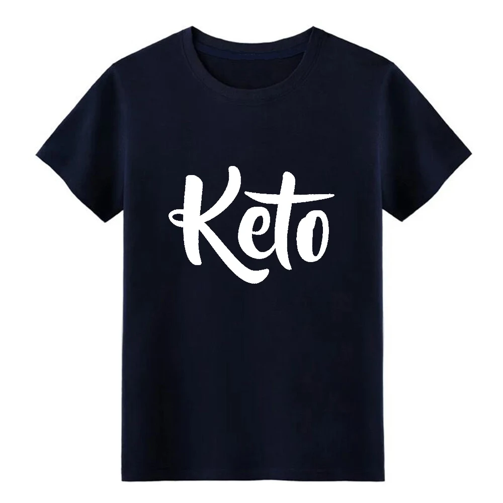 Keto футболка на заказ плюс размер 3xl сплошной цвет интересный новый стиль Летний