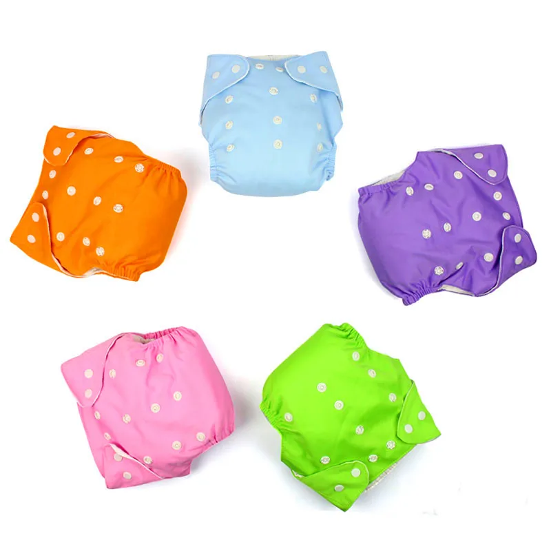 5 шт./лот Детские регулируемые подгузники/детские тканевые